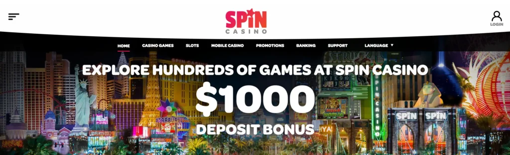 Spin Casino The Official Website With Online Slots Live Games