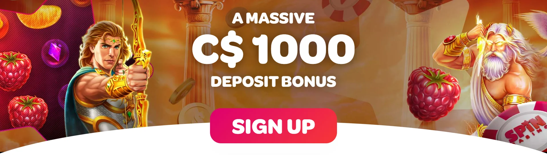 Spin Casino Welcome Bonus