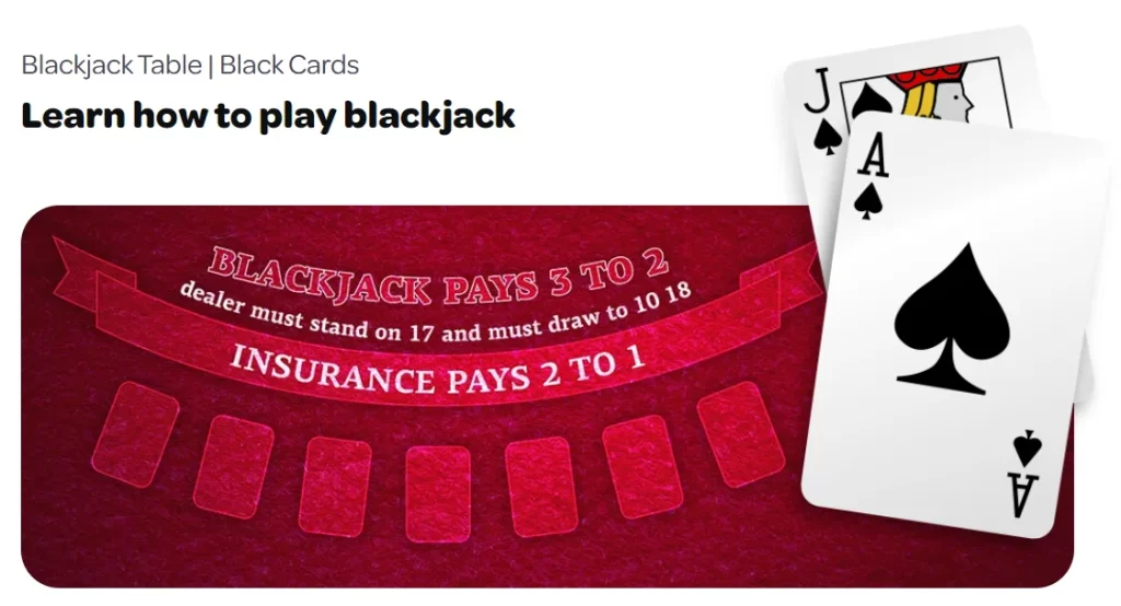Blackjack at Spin Casino