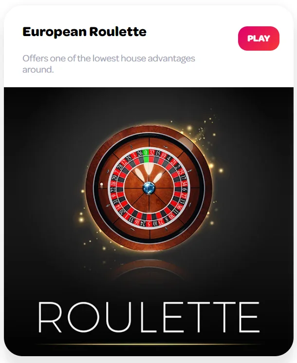 Roulette at Spin Casino Canada