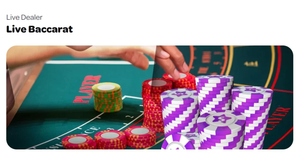 Live Baccarat Games at Casino Spin
